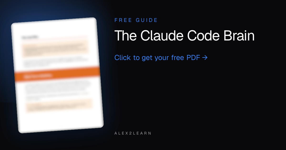 Claude Code Brain Guide | Alex Freedman
